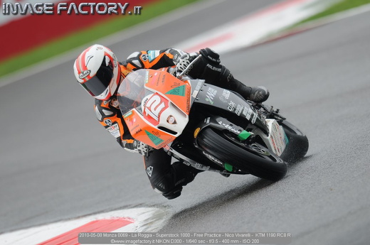 2010-05-08 Monza 0069 - La Roggia - Superstock 1000 - Free Practice - Nico Vivarelli -  KTM 1190 RC8 R